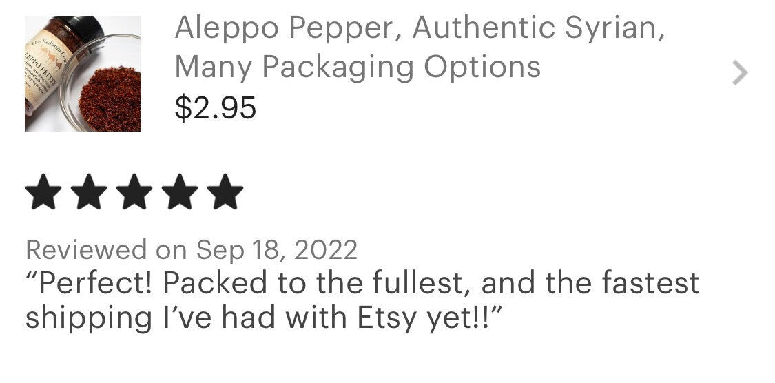 Custom Order:  5 Pounds of Aleppo Pepper