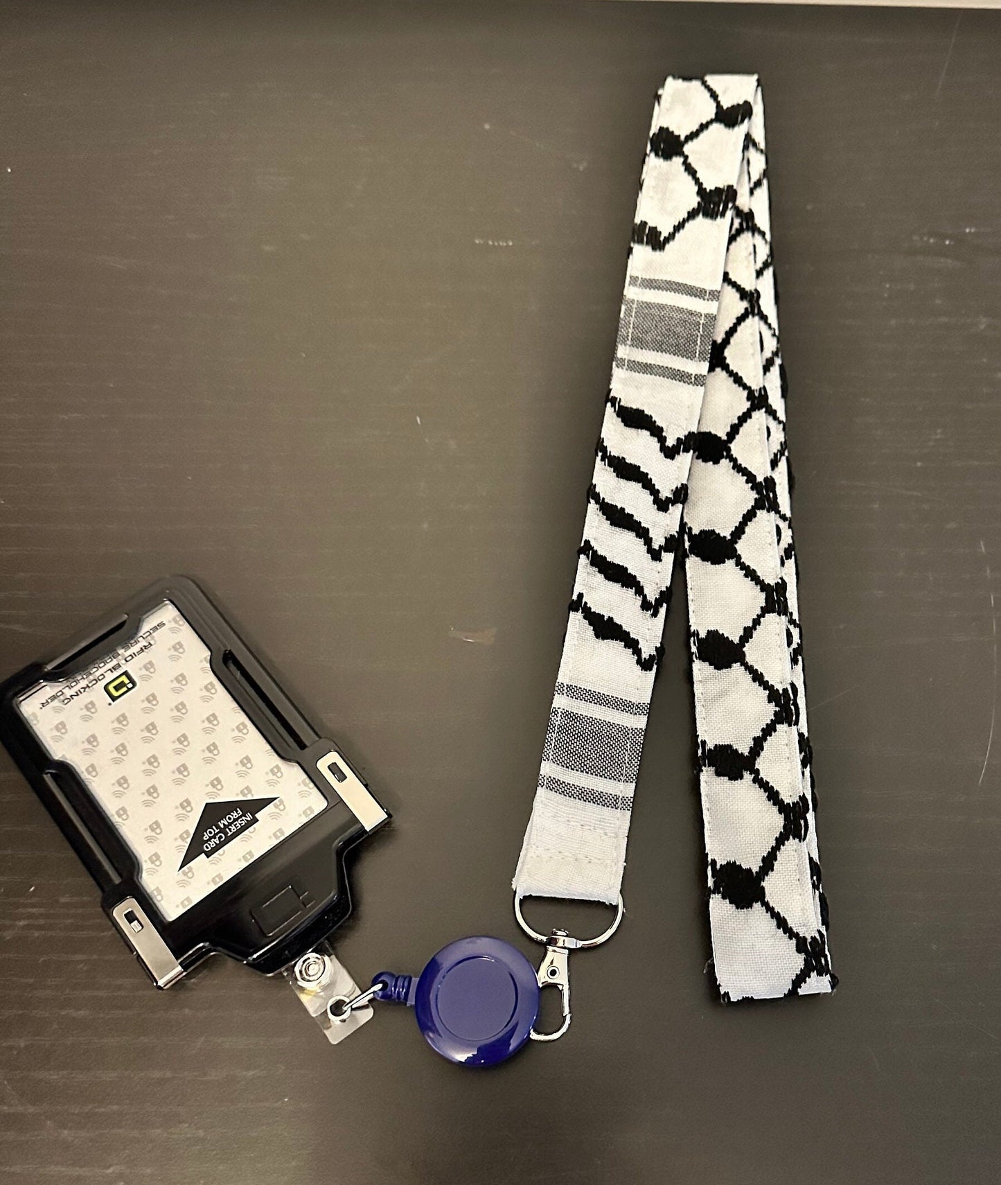 Lanyard, Authentic Palestinian Keffiyeh Fabric (1, 5, 10 units available)