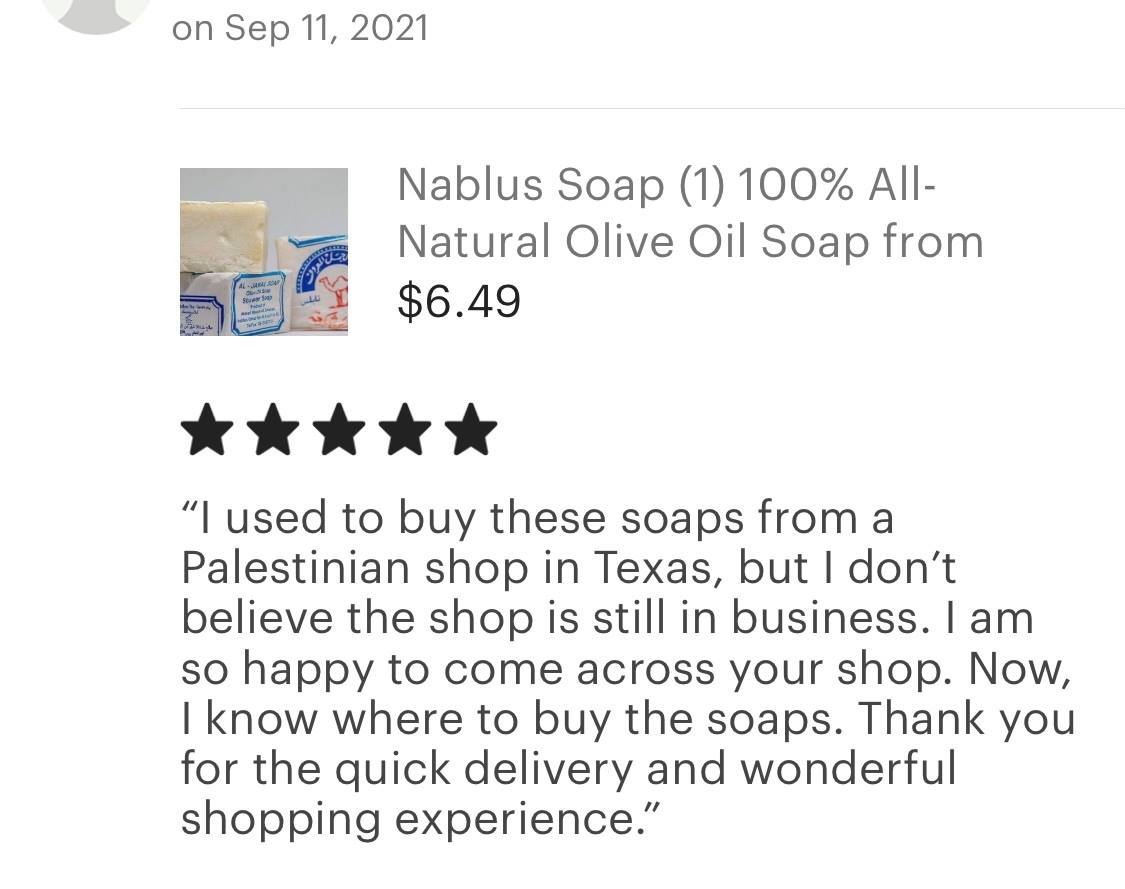 All-Natural Nablus Olive Oil Soap
