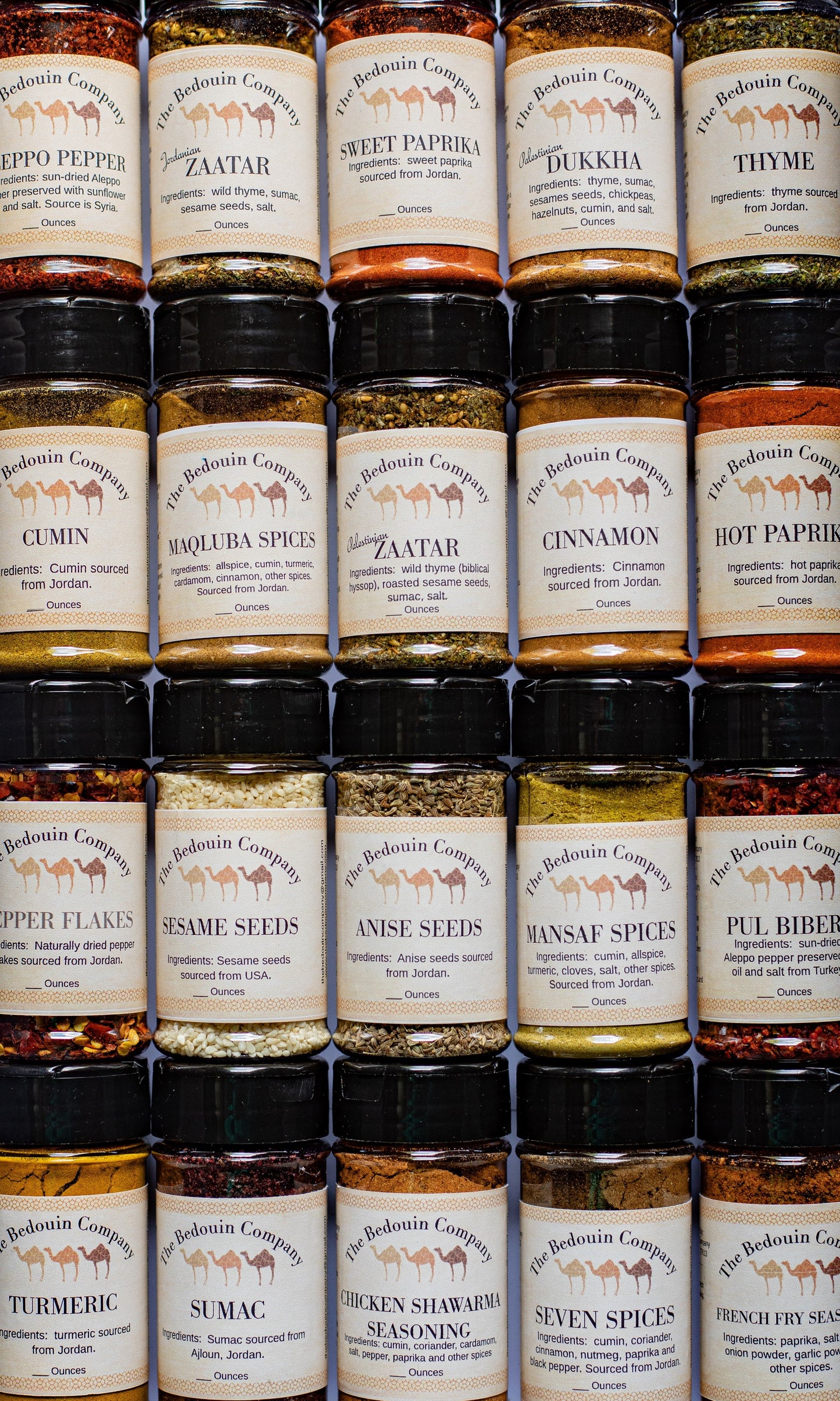 Spice of LIfe Spice Collection! 25 Spices, Seasonings, Herbs. Great Housewarming Gift and Intro to Middle Eastern Cooking