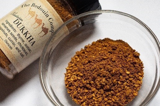 What a Pair! All Natural Authentic Traditional Palestinian Dukkha and Jordanian Zaatar, Three Ounces Each