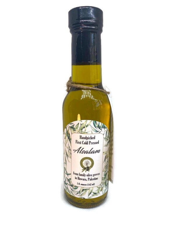 2024 Palestinian "Nabali Baladi" Extra Virgin Olive Oil, 142 ml, from Family Olive Grove in Huwara, Palestine
