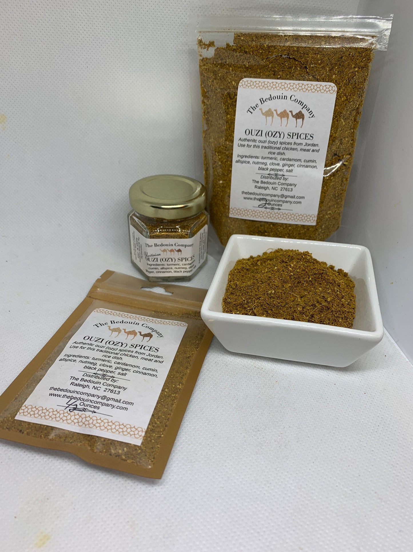 Palestinian Ouzi Ozy Spices, Authentic, Various Sizes Available