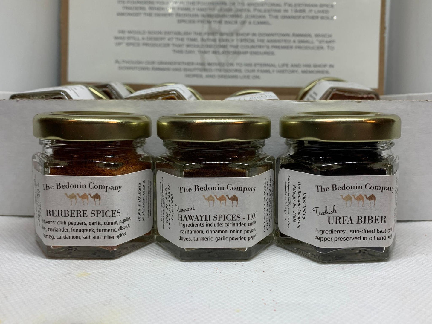 Set of Eight Hotspot Spices: Packing a Bit of Heat