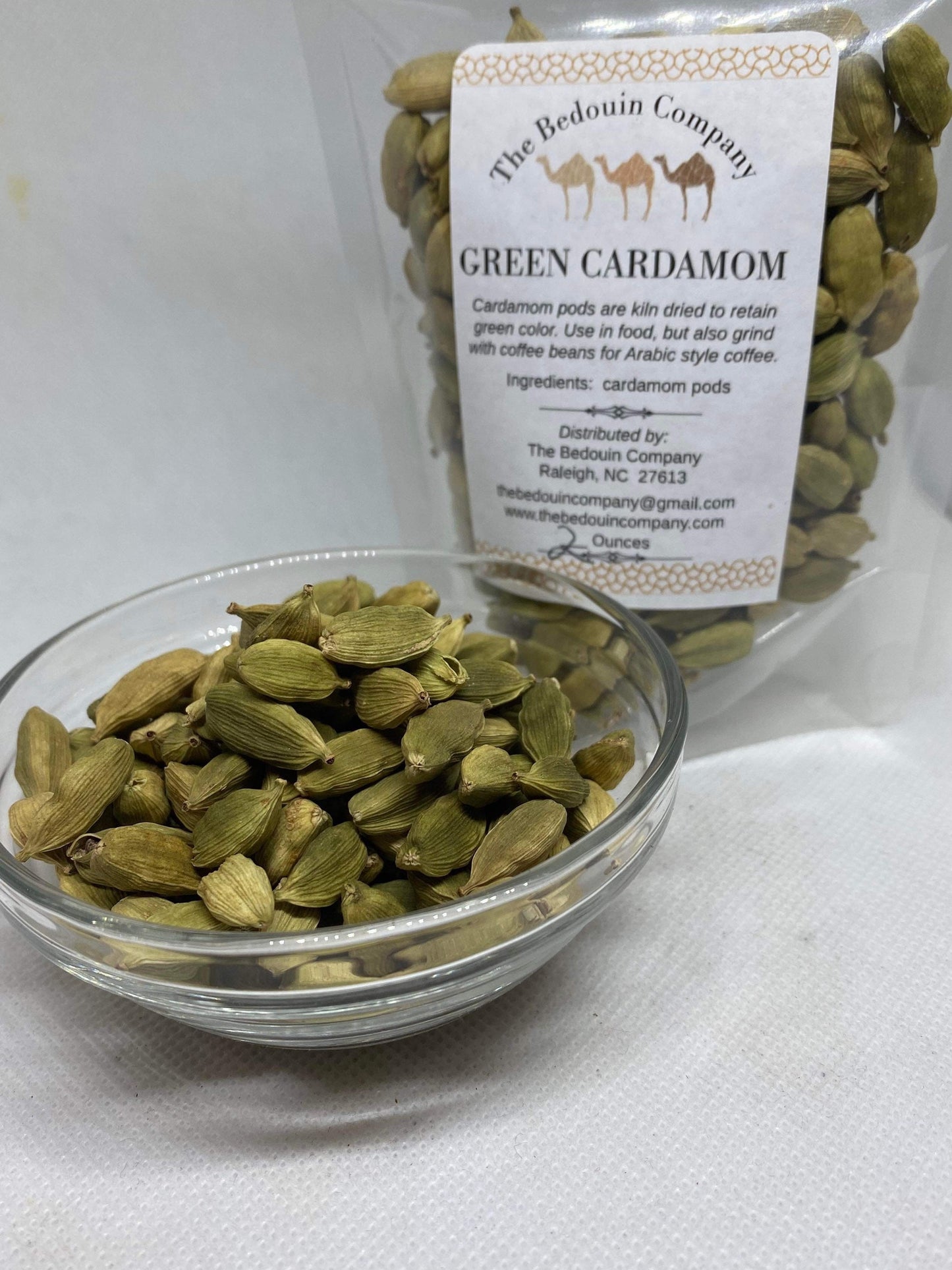 Green Cardamom, Ground or Whole, Imported from Jordan