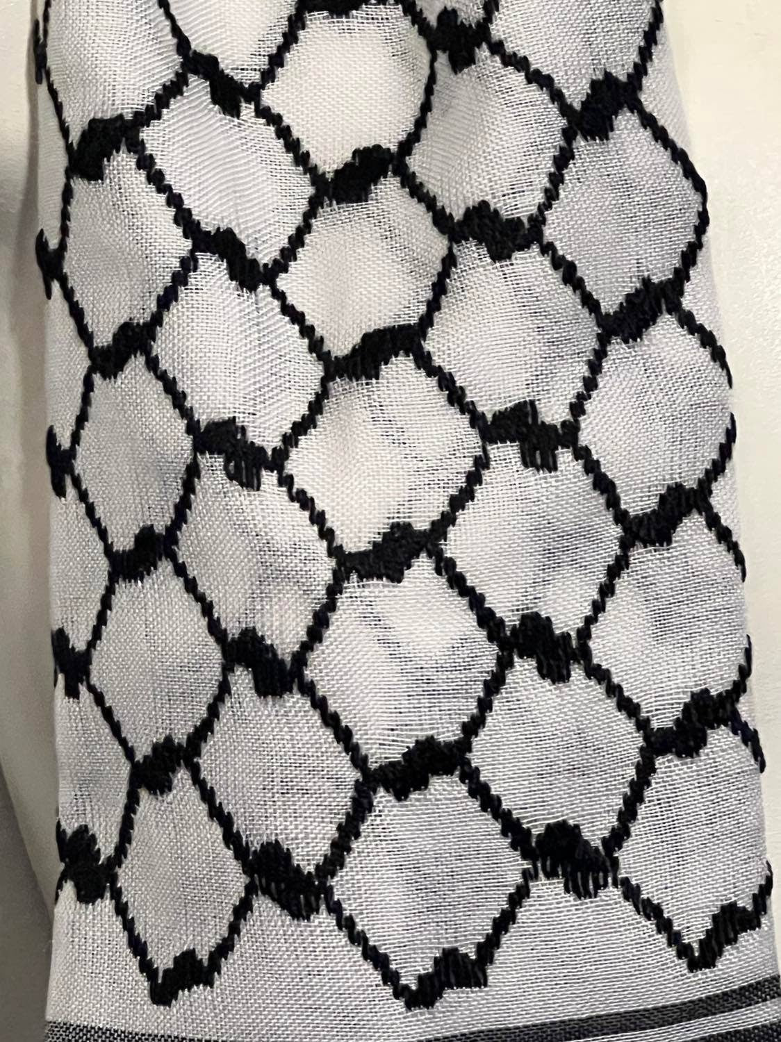 Sash Stole, Authentic Keffiyeh: A Timeless Accessory for Celebrations, 72 Inches