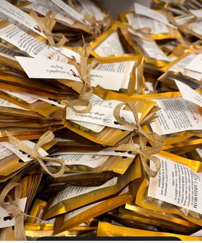Remaining Deposit for Custom Order:  300 Units of Spice Sets (Six Spices Per Set), Tied with Ribbon and Personalized Thank You Card