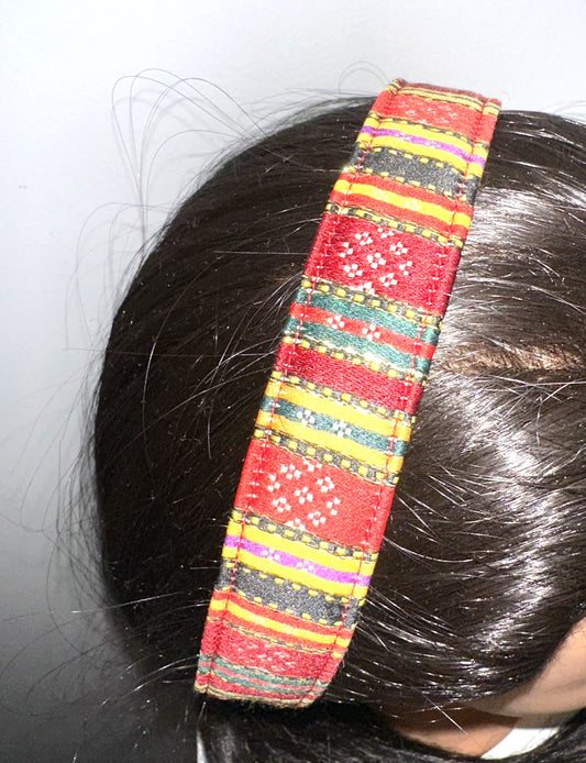 Headband, Authentic Saya Fabric, Sourced from Jordan, with Elastic