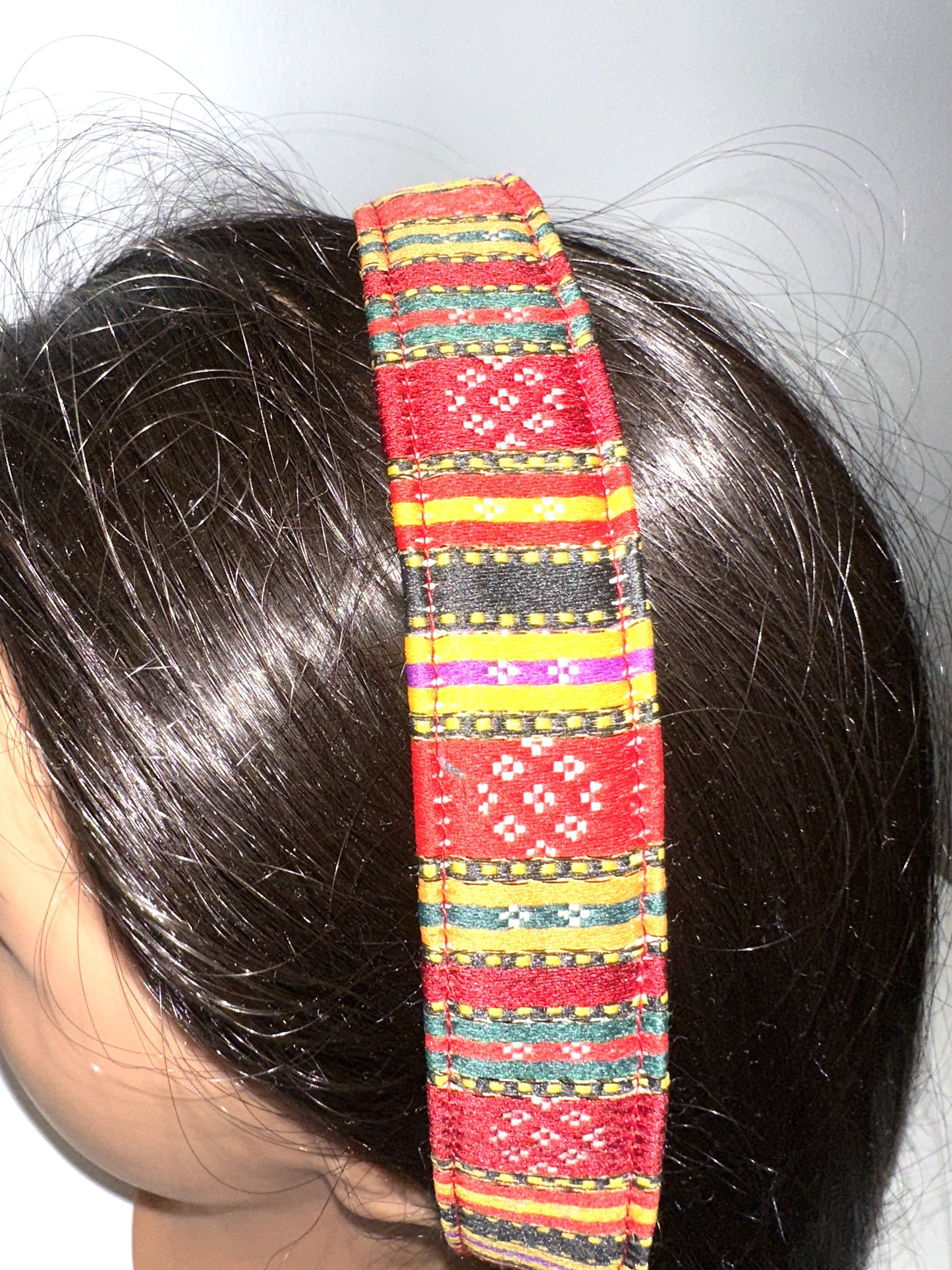 Headband, Authentic Saya Fabric, Sourced from Jordan, with Elastic