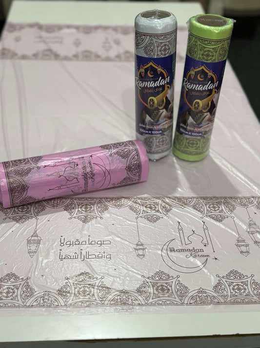 Ramadan-Theme Disposable Tablecloths