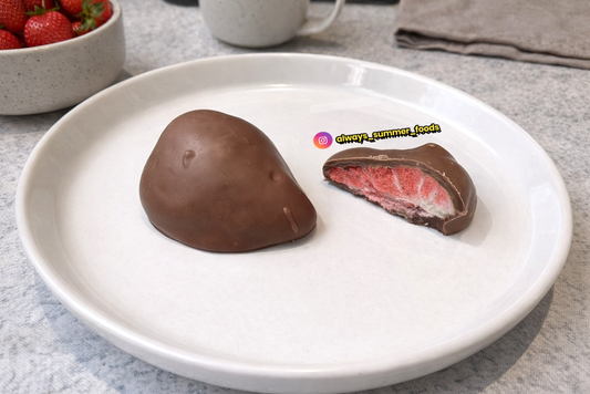 Milk Chocolate-Covered Freeze-Dried Organic Strawberries