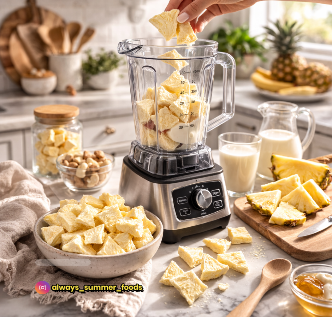 Organic Freeze-Dried PIneapple