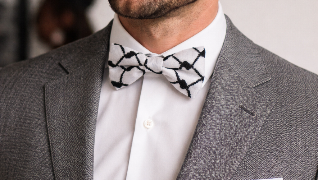 Bow Tie, Clip-on, Authentic Palestinian Keffiyeh, Men's and Boy's Sizes Available