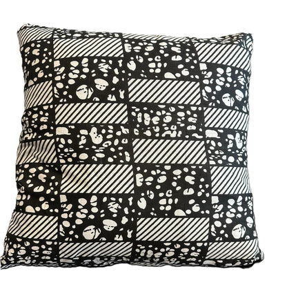Authentic Hollandais African Ankara Wax Pillow Cover, Currently One of a Kind
