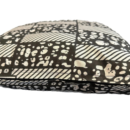 Authentic Hollandais African Ankara Wax Pillow Cover, Currently One of a Kind