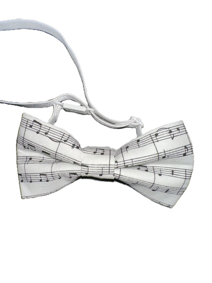 Music Note Bow Tie | Gift for Music Lovers, Teachers & Dads