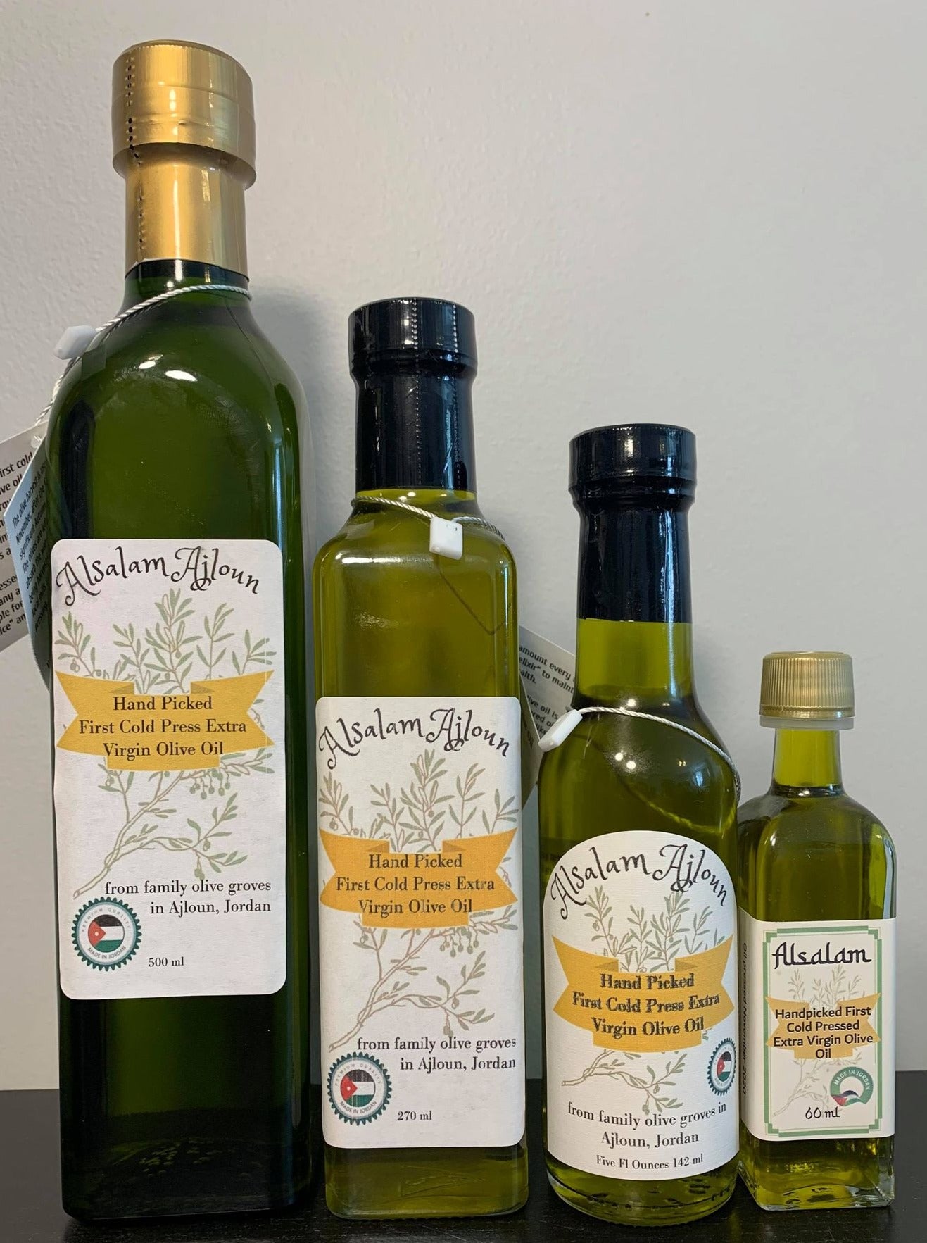 Jordanian Olive Oil Available in Four Sizes