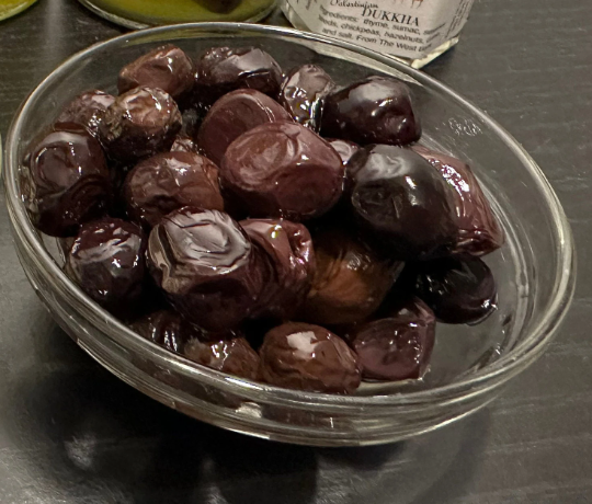 Harvest November 2022: Jordanian Nabali HAND-PICKED Black Olives Naballi with Pit, Authentic Natural