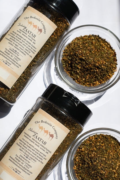 AUTHENTIC Jordanian and Palestinian Zaatar Za'atar, 3 Ounces Each