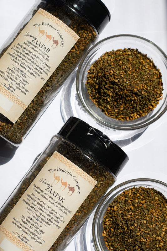 AUTHENTIC Jordanian and Palestinian Zaatar Za'atar, 3 Ounces Each