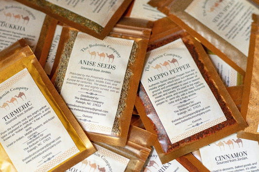 Middle Eastern and African Sampler of 25 Authentic Spices and Seasonings