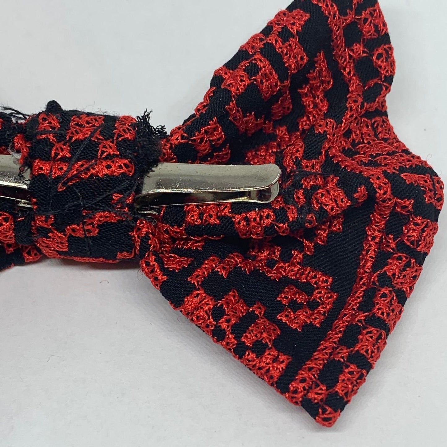 Bow Tie, Tatreez, Clip-on, Authentic Tatreez, Men and Boy's Sizes Available