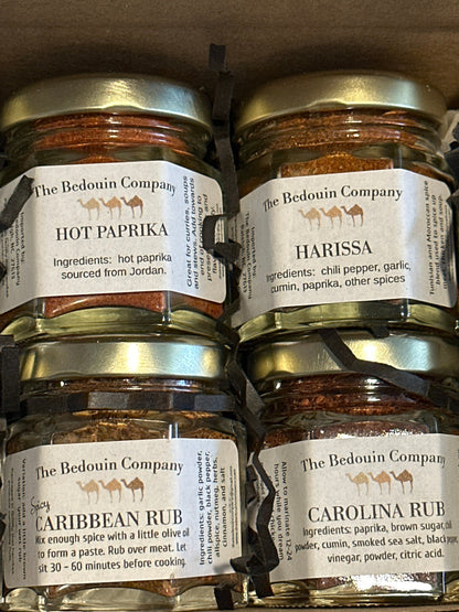 Set of Six of The Bedouin Company's Top Picks:  Authentic, International Gourmet, All-Natural Spices