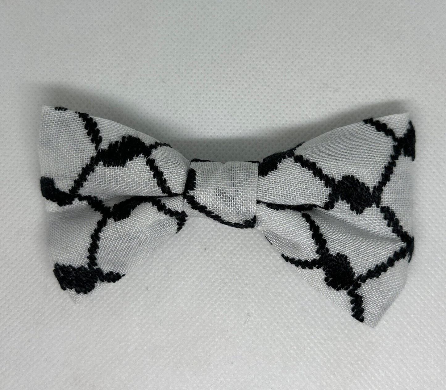 Bow Tie, Clip-on, Authentic Palestinian Keffiyeh, Men's and Boy's Sizes Available