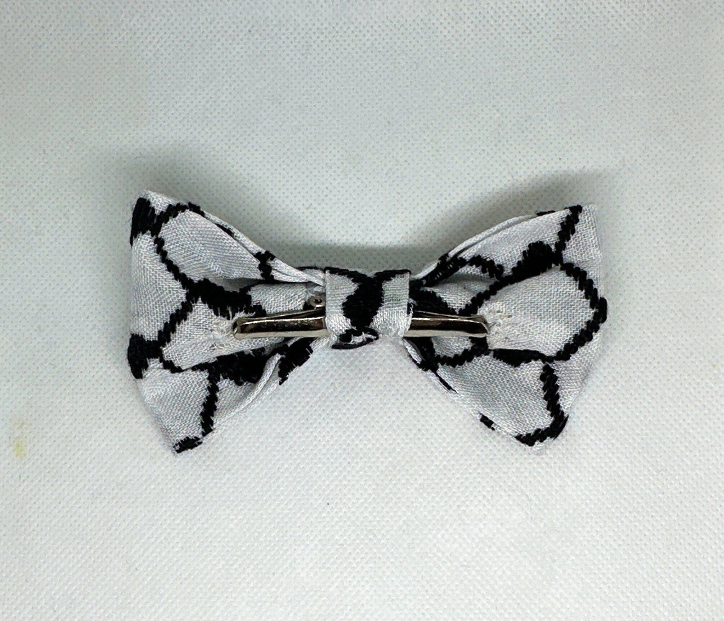 Bow Tie, Clip-on, Authentic Palestinian Keffiyeh, Men's and Boy's Sizes Available